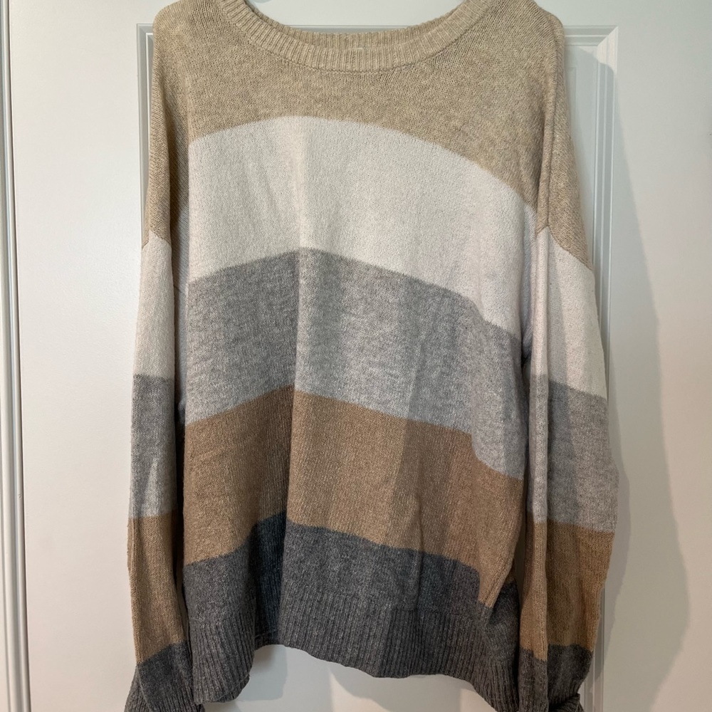Time and Tru XXXL stripped sweater.
